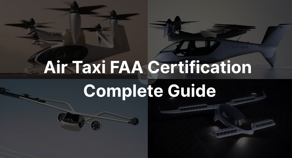 Air Taxi FAA Certification Complete Guide