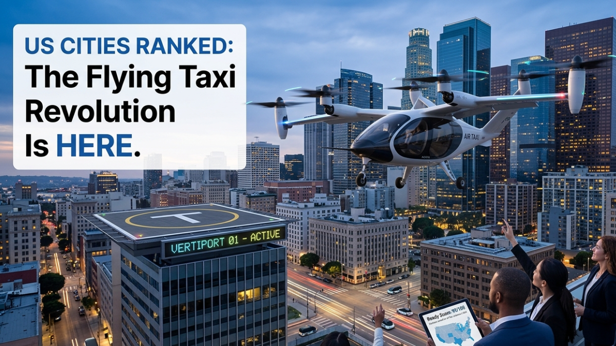 US Cities Ranked by eVTOL Readiness
