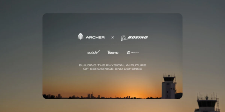 Archer Aviation and Boeing deal announcement showing Wisk Aero autonomous air taxi aircraft acquisition