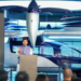 India Aviation Minister Ram Mohan Naidu at Sarla Aviation headquarters inauguration in Bengaluru announcing air taxi launch by 2028